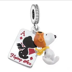 NEW S925 Snoopy Pandora Style Charm